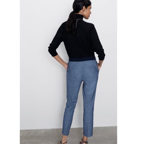 ZARA Pants With Elastic Waistband L - Picture 2 of 3